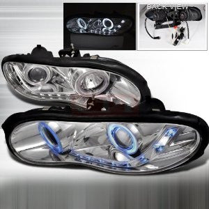 Chevrolet/ Chevy 98-02 Chevy Camaro - Chrome Ccfl Projector Head Lights/ Lamps - Apc