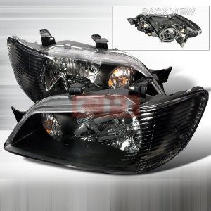 MITSUBISHI 2002-2003 MITSUBISHI LANCER HEADLIGHTS/ HEAD LAMPS-EURO STYLE   2002,2003