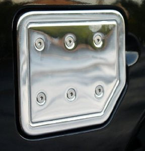 Hummer H2 03-09 Gmc H2 Sut Fuel Lids Chrome Accessories Stainless Products Performance 2003,2004,2005,2006,2007,2008,2009