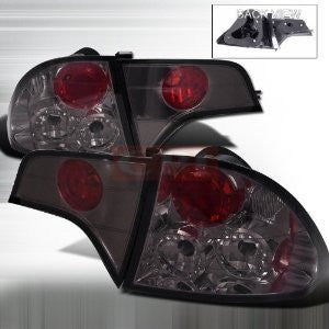 Honda 06-10 Civic Tail Light 4Dr Smoked Lens Chrome Housing