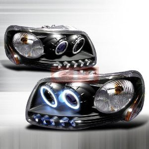 Ford 1997-2003 Ford F150 1Pc Projector Head Lamps/ Headlights 1 Set Rh&Lh Performance 1997,1998,1999,2000,2001,2002,2003