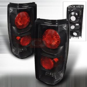 Chevy 82-93 Chevy S10 Tail Lights -Jdm Black