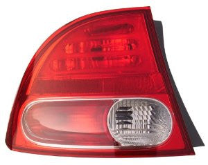 Honda Civic  Sedan/Hybrid 06-08 Tail Light  Tail Lamp Passenger Side Rh