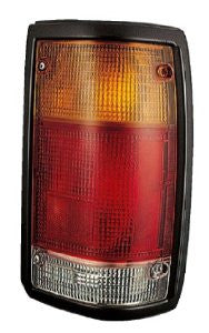 Mazda Pu 86-93 Tail Light  Lh W/Blk Bzl Tail Lamp Driver Side Lh