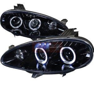 Mazda Mx5 Projector Headlight Gloss Black Housing Smoke Lens