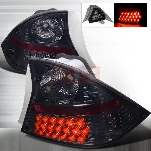 HONDA 01-03 CIVIC LED TAIL LIGHT SMOKE 2 DOOR PERFORMANCE 1 SET RH & LH 2001,2002,2003