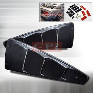 FORD 2005-2009 FORD MUSTANG QUARTER WINDOW LOUVER PERFORMANCE 1 SET OF RH & LH 2005,2006,2007,2008,2009