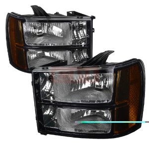 Gmc Sierra Black Headlight