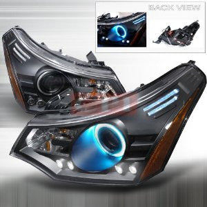 FORD 2008-2009 FORD FOCUS C.C.F.L PROJECTOR HEAD LAMPS/ HEADLIGHTSL 1 SET RH&LH PERFORMANCE 2008,2009