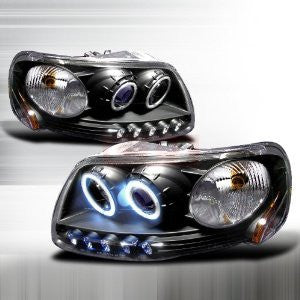 Ford 1997-2003 Ford F150 1Pc Projector Head Lamps/ Headlights-u