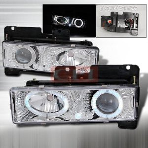 CHEVROLET 1988-1998 CHEVY C10 PROJECTOR HEAD LAMPS 1 SET RH&LH   1988,1989,1990,1991,1992,1993,1994,1995,1996,1997,1998