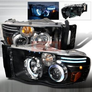 DODGE 2002-2005 DODGE RAM PROJECTOR HEAD LAMPS/ HEADLIGHTS 1 SET RH&LH PERFORMANCE 2002,2003,2004,2005