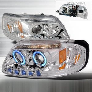 Ford 97-03 Ford F150 - Chrome Ccfl Projector Head Lights/ Lamps -