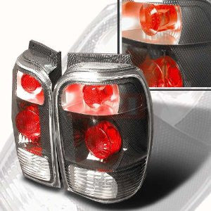 Ford 1998-2001 Ford Explorer Tail Lights /Lamps - Carbon