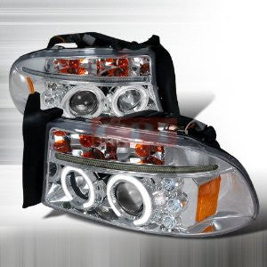 DODGE 97-01 DODGE DAKOTA CCFL PROJECTOR HEADLIGHT   1 SET RH & LH 1997,1998,1999,2000,2001