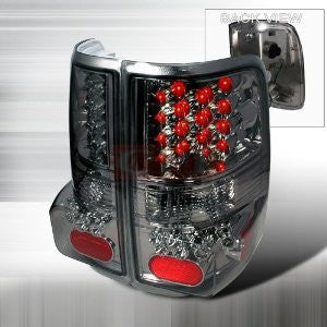 Ford 2004-2006 Ford F150 Tail Lights /Lamps Led - Gun-Metal