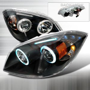 Chevrolet 2005-2006 Chevy Cobalt Halo Led Projector Head Lamps/ Headlights