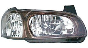 Nissan Maxima  01 Headlight  Smoked W/Blk Bezel Rh Head Lamp Passenger Side Rh