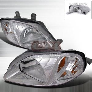 Honda 99-00 Honda Civic Crystal Headlights /Head Lamps/ Lights