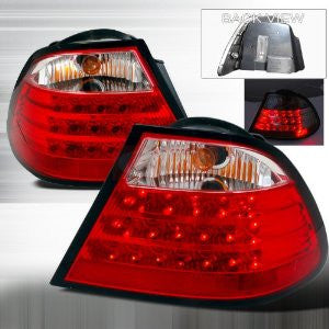 BMW 1999-2004 BMW E46 2DR LED TAIL LIGHTS /LAMPS - RED 1 SET RH&LH PERFORMANCE 1999,2000,2001,2002,2003,2004