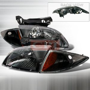 CHEVY 2000-2002 CHEVROLET CHEVY CAVALIER HEADLIGHTS/ HEAD LAMPS+CORNER-EURO STYLE PERFORMANCE 2000,2001,2002