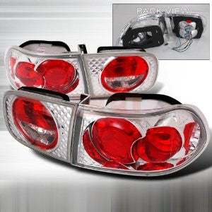 Honda 1992-1995 Honda Civic 2/4Dr Tail Lights /Lamps - Chrome