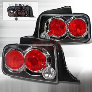 Ford 2005-2007 Ford Mustang Tail Lights /Lamps - Black