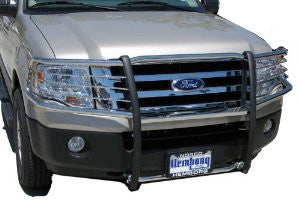 Ford Expedition 97-98 Ford Expedition One Piece Grill/Brush Guard Black Grille Guards & Bull Bars Stainless Products Performance 1997,1998