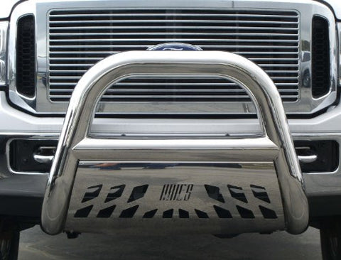 Ford Excursion Ford Excursion Big Horn Bar 4Inch W/ Stainless Skid Grille Guards & Bull Bars Stainless Products Performance