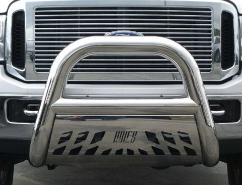 Chevrolet Silverado 2500 Hd 2007 Chev Silverado 2500 Classic Hd Big Horn Bar 4Inch W/Stainless Skid Grille Guards & Bull Bars Stainless Products Performance