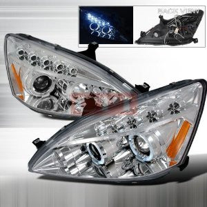 HONDA 2003-2005 HONDA ACCORD PROJECTOR HEAD LAMPS/ HEADLIGHTS 1 SET RH&LH   2003,2004,2005