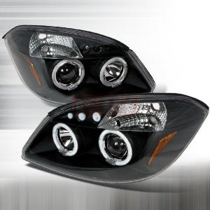 Chevrolet 2005-2007 Chevy Cobalt Halo Led Projector Head Lamps/ Headlights-t