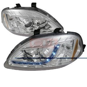 Honda Civic R8 Style Projector Headlights Performance Conversion Kit