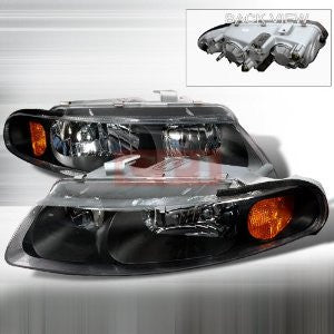 DODGE 1997-2000 DODGE AVENGER CRYSTAL HEADLIGHTS/ HEAD LAMPS-EURO STYLE   1997,1998,1999,2000