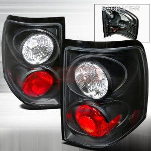 Ford 2002-2004 Ford Explorer Tail Lights /Lamps - Black