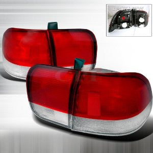 Honda 1996-1998 Honda Civic 4Dr Tail Lights Euro