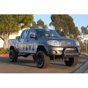 Toyota Tacoma 05-10 Toyota Tacoma Black Bull Bar 3Inch With Stainless Skid Grille Guards & Bull Bars Stainless