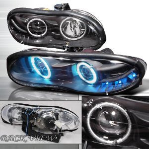 Chevrolet 1998-2002 Chevy Camaro Halo Projector Head Lamps/ Headlights- Bc-w