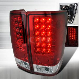 Nissan 04-09 Nissan Titan W/O Utility (3 Bulb Type) Led Tail Lights - Red