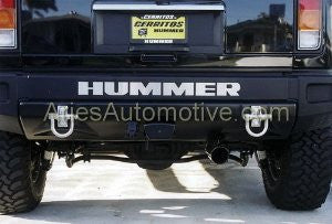 Hummer H2 03-07 H2 Rear Tow Hooks Stainless (Set)- H2 Only Tow Accessories Stainless Products Performance 2003,2004,2005,2006,2007