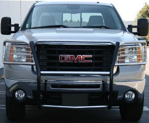 Gmc Sierra 3500 Hd 2011 Gmc Sieera 3500 Hd One Piece Grill/Brushguard Stainless Grille Guards & Bull Bars Stainless Products Performance