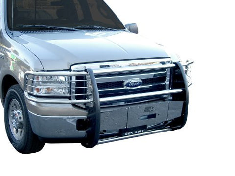 Isuzu Ascendor Isuzu Ascendor One Piece Grill/Brush Guard Stainless Grille Guards & Bull Bars Stainless Products Performance