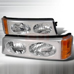 Chevrolet 2003-2006 Chevy Silverado Turn Signal/ Bumper Lights/ Lamps Euro-v