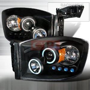 Dodge 2006-2008 Dodge Ram Ccfl Projector Head Lamps/ Headlights 1 Set Rh&Lh Performance 2006,2007,2008