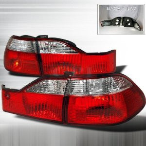 HONDA 1998-2000 HONDA ACCORD 4DR SEDAN TAIL LIGHTS /LAMPS EURO 1 SET RH&LH PERFORMANCE 1998,1999,2000