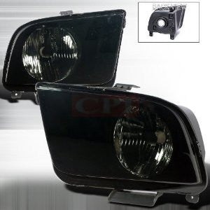 Ford 05-09 Mustang Euro Headlight Smoke Lens