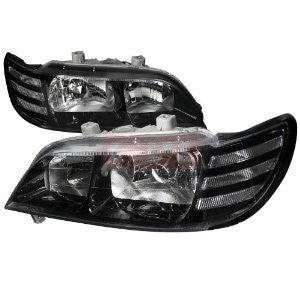 Acura 97-99 Acura Cl Euro Headlights Black Housing