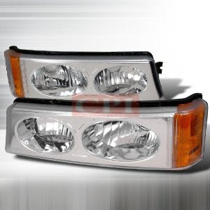 CHEVROLET 2003-2006 CHEVY SILVERADO TURN SIGNAL/ BUMPER LIGHTS/ LAMPS EURO   1 SET RH & LH 2003,2004,2005,2006