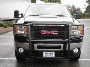 Gmc Sierra 3500 Hd 2011 Gmc Sieera 3500 Hd One Piece Grill/Brushguard Black Grille Guards & Bull Bars Stainless Products Performance 2011