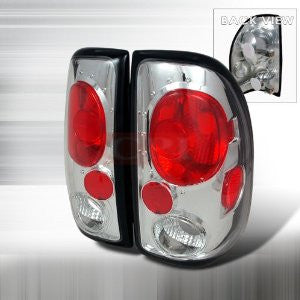 Dodge 1997-2004 Dodge Dakota Tail Lights /Lamps - Chrome